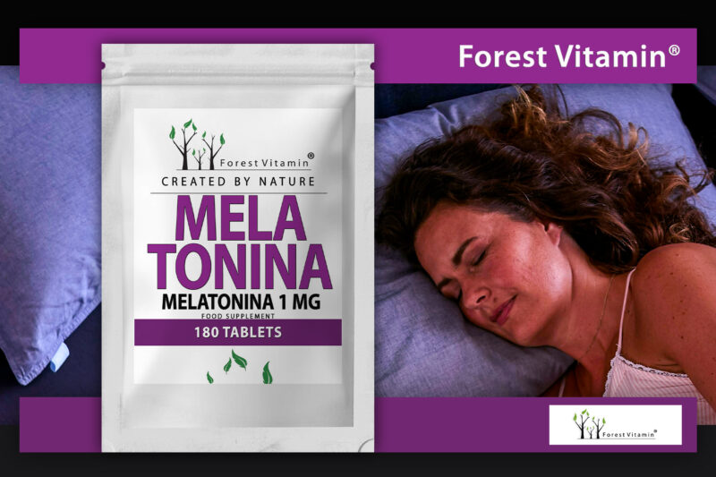Forest Vitamin® Melatonina 1 mg - 180 Tabletek - obrazek 5