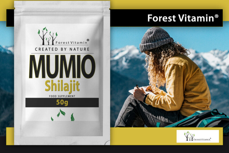 Forest Vitamin® MUMIO Extract z Shilajit - 50 gram Powder - Image 5