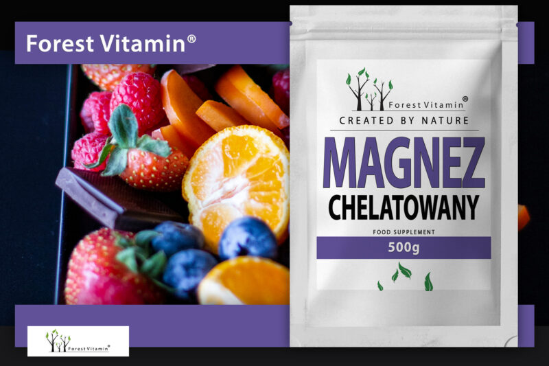 Forest Vitamin® Magnez Chelatowany - 500 gram w Proszku - obrazek 6