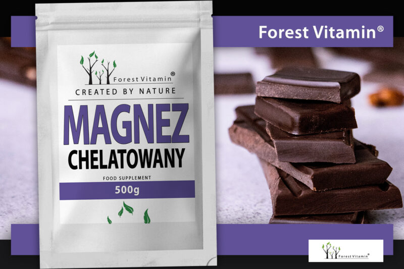 Forest Vitamin® Magnez Chelatowany - 500 gram w Proszku - obrazek 7