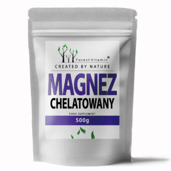 Forest Vitamin® Magnez Chelatowany - 500 gram w Proszku