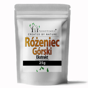 Forest Vitamin® Różeniec Górski Ekstrakt - 25 gram w Proszku