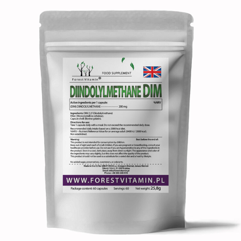 Forest Vitamin® Diindolylmethane (DIM) 200 mg – 60 Capsules - Image 3