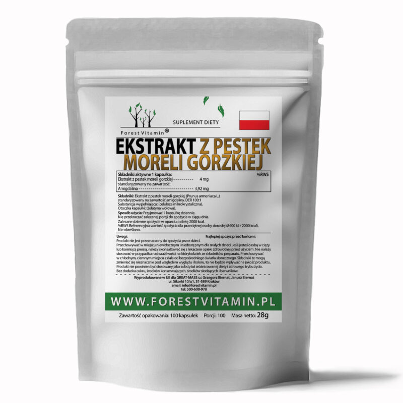 Forest Vitamin® B17 Extract from Bitter Apricot Seeds – 100 Capsules - Image 2