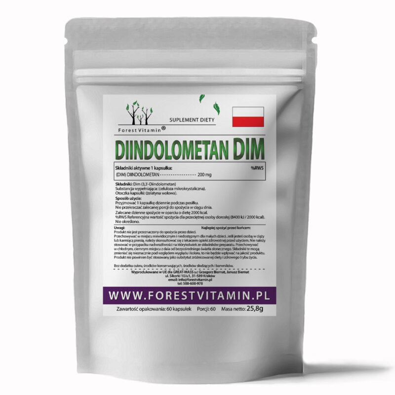 Forest Vitamin® Diindolylmethane (DIM) 200 mg – 60 Capsules - Image 2