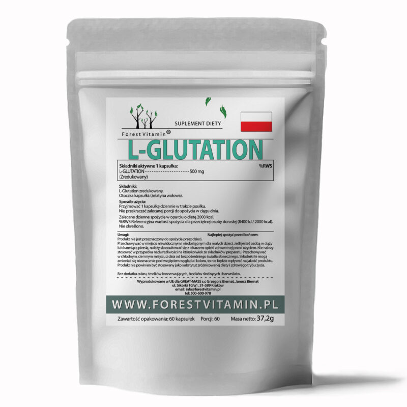 Forest Vitamin® L-Glutation Zredukowany 500 mg - 60 Kapsułek - obrazek 2
