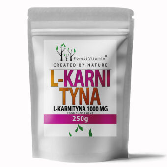 Forest Vitamin® 100% L-Carnitine 1000 mg – 250 grams in Powder Form