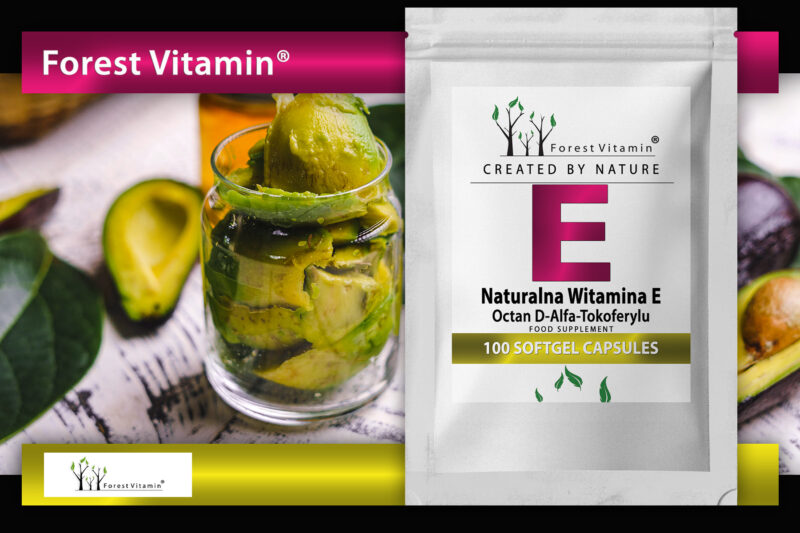 Forest Vitamin® Naturalna Witamina E 400 iu - 100 Kapsułek Softgel - obrazek 7