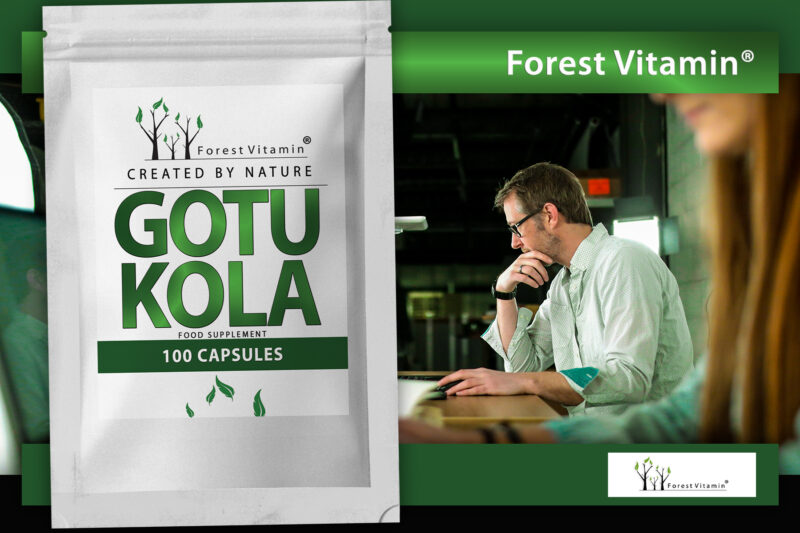 Forest Vitamin® Gotu Kola Wąkrotka Azjatycka Ekstrakt 500 mg - 100 Kapsułek - obrazek 8