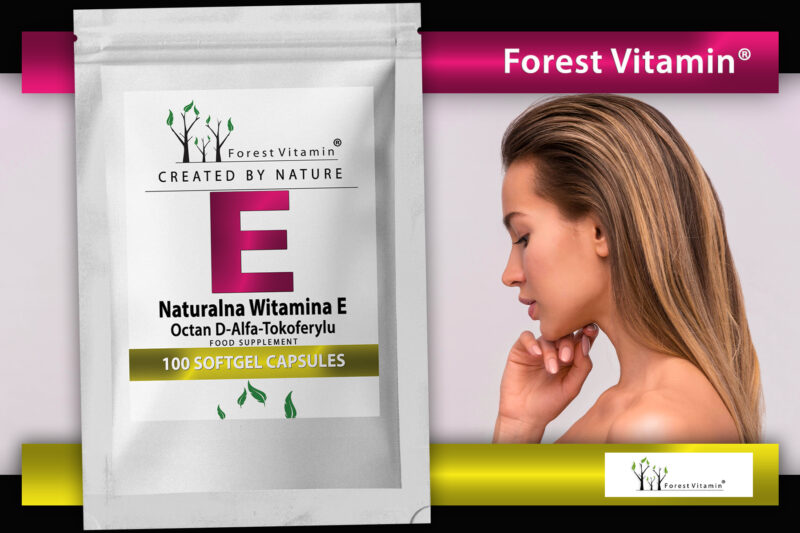 Forest Vitamin® Naturalna Witamina E 400 iu - 100 Kapsułek Softgel - obrazek 8