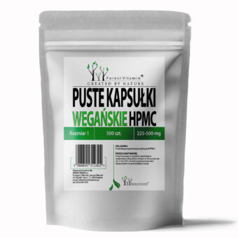 Forest Vitamin® Puste kapsułki Wegańskie HPMC  Rozmiar 1