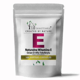 Forest Vitamin® Naturalna Witamina E 400 iu - 100 Kapsułek Softgel