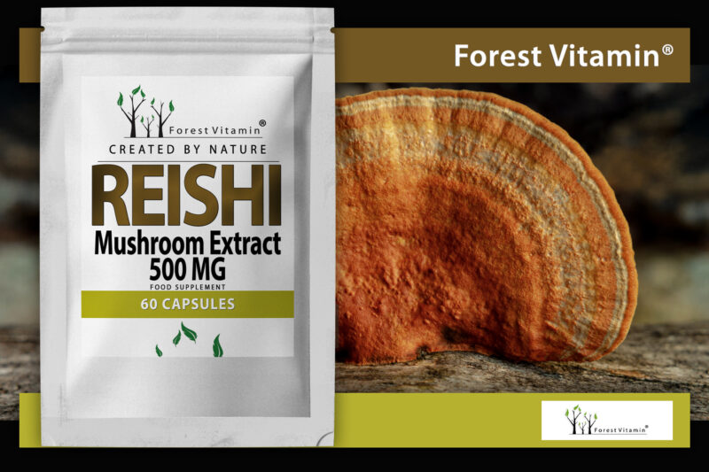 Forest Vitamin® Ekstrakt z Grzyba REISHI 500 mg - 60 Kapsułek - obrazek 7