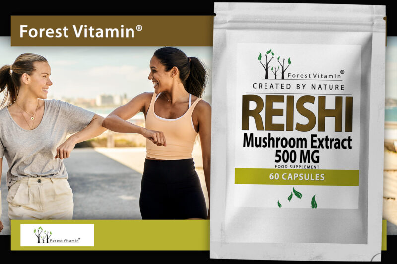 Forest Vitamin® Ekstrakt z Grzyba REISHI 500 mg - 60 Kapsułek - obrazek 8