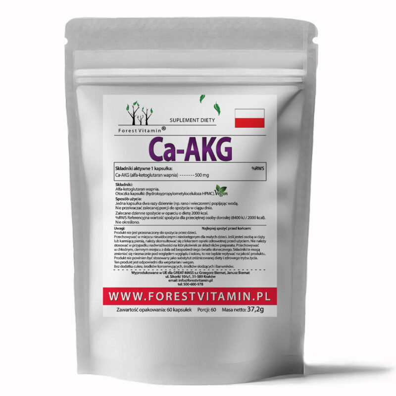 Forest Vitamin® Ca-AKG 500 mg - 60 Capsules - Image 2