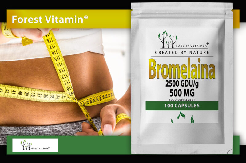 Forest Vitamin® Bromelaina 500 mg - 100 Kapsułek HPMC - obrazek 7