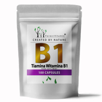Forest Vitamin® Witamina B1 Tiamina 100 mg - 100 Kapsułek HPMC