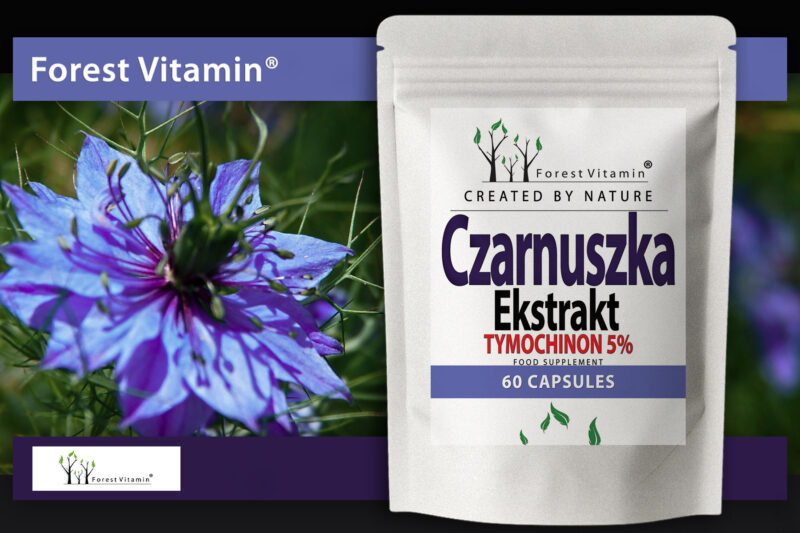 Forest Vitamin® Czarnuszka Ekstrakt (Nigella sativa) 500 mg - 60 Kapsułek - obrazek 7