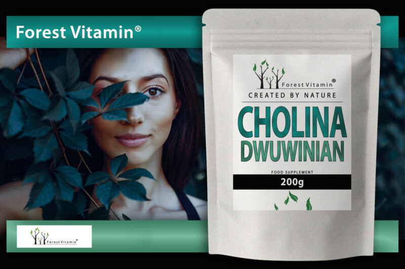 Forest Vitamin® Dwuwinian Choliny 500 mg - 200 gramów w Proszku - obrazek 8