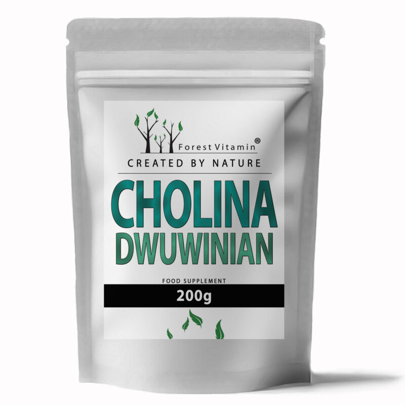 Forest Vitamin® Dwuwinian Choliny 500 mg - 200 gramów w Proszku