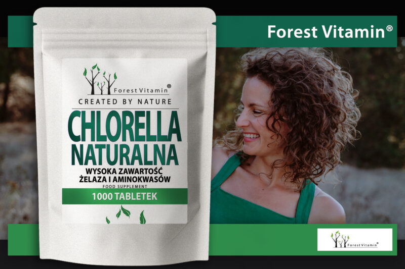 Forest Vitamin® Chlorella Naturalna 250 mg - 1000 Tabletek - obrazek 8