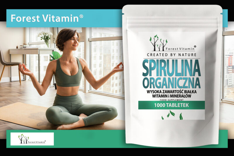 Forest Vitamin® Spirulina Organiczna 250 mg - 1000 Tabletek - obrazek 7