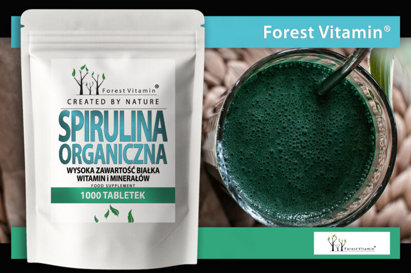 Forest Vitamin® Spirulina Organiczna 250 mg - 1000 Tabletek - obrazek 6